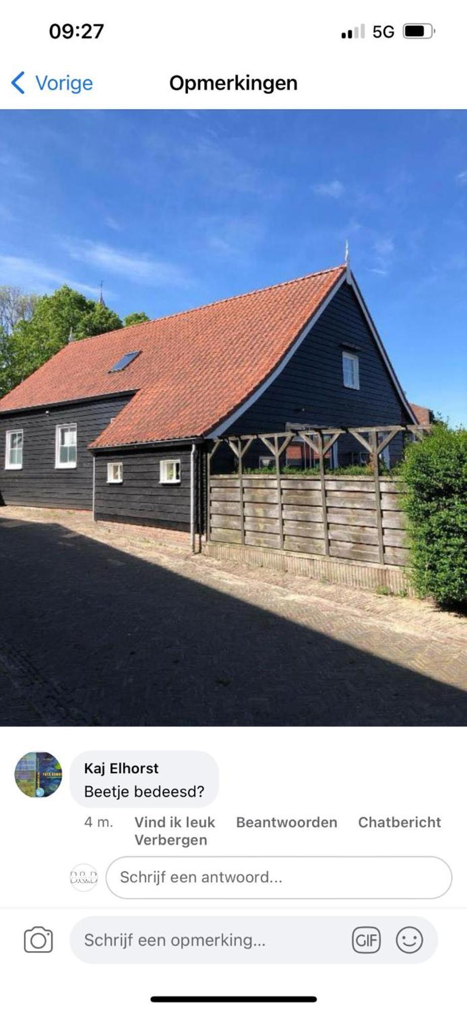 Bed and Breakfast B En B Bij Kees & Dees Nieuwerkerk  Экстерьер фото